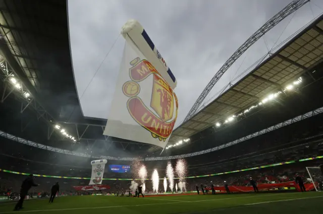 Teams enter the stadium