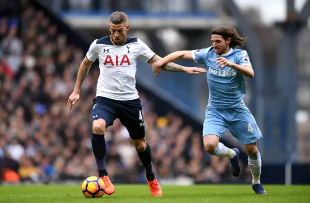 Toby Alderweireld and Joe Allen