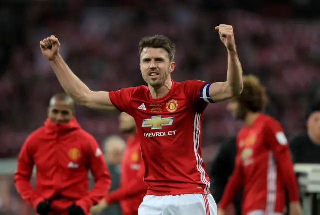 Manchester United midfielder Michael Carrick