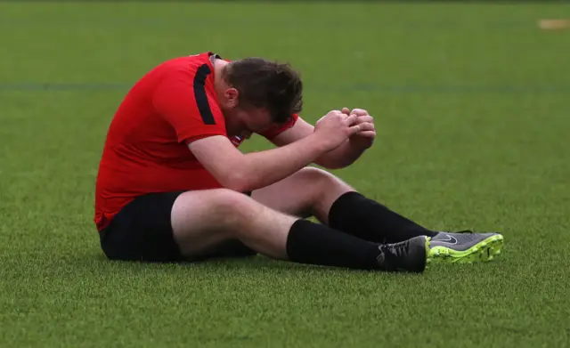 AFC Bournemouth player looks dejected