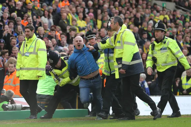 Man being arrested