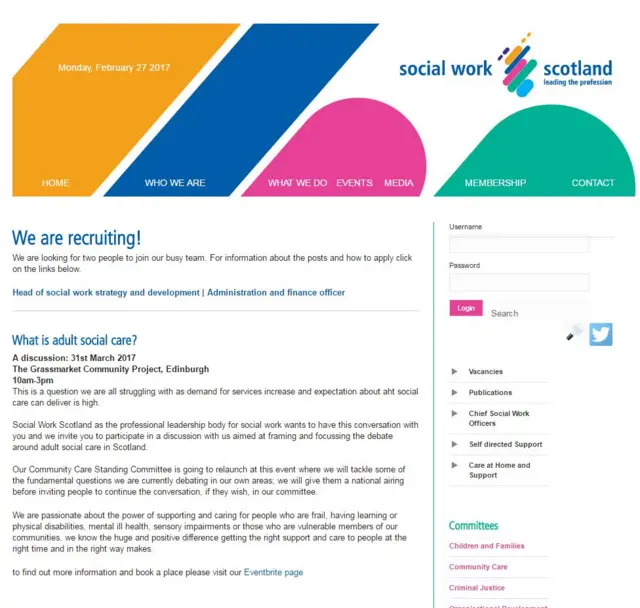 Social Work Scotland