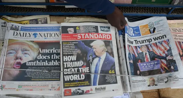 Kenyan newspapers