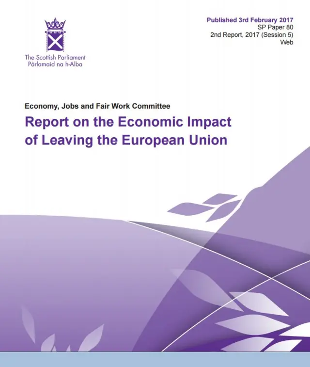 
          Economy report: Report on the Economic Impact of Leaving the European Union
        