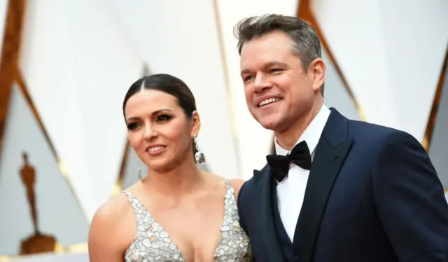 Matt Damon and his wife Luciana Barroso