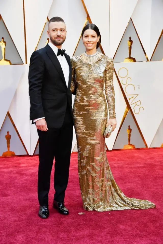 Justin Timberlake with wife Jessica Biel