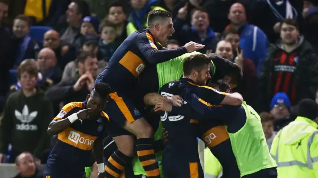 Newcastle celebrate