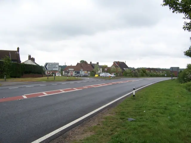 Hales junction from the north