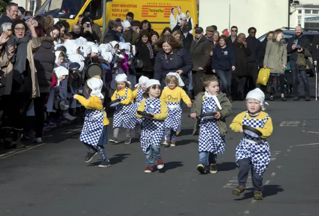 Children's Olney Pancake Race