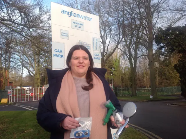 Sarah Dobson at Anglian Water works in Norwich