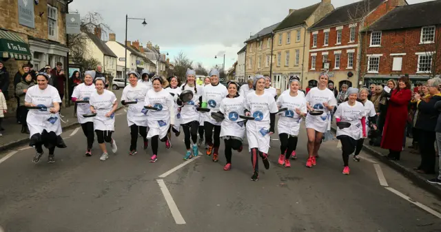 Olney Pancake Race