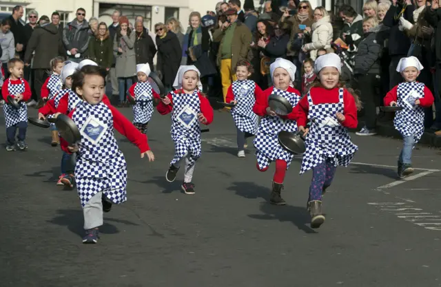 Children's Olney Pancake Race