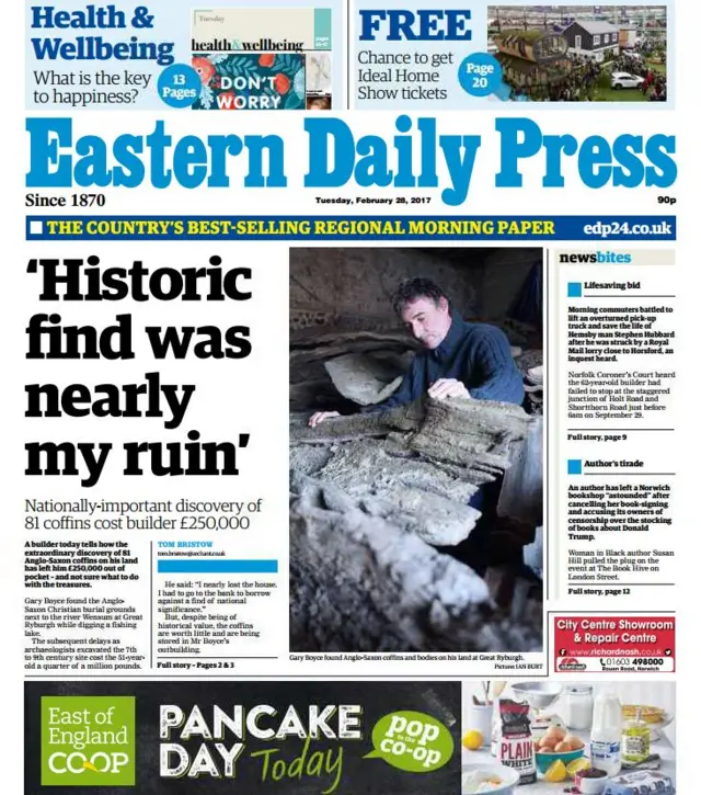 Front page of the EDP