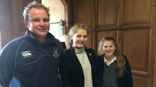 Jamie Kingstone, Grace Rider and Hannah De-Selincourt