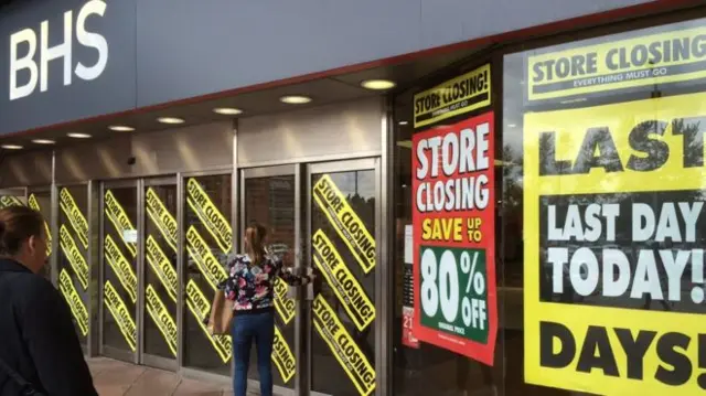 BHS store closes