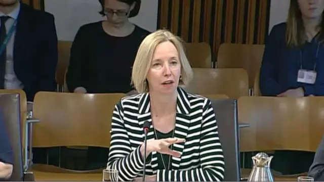 
          Caroline Gardner said the estimated hole in police budgets was a "conservative" estimate
        