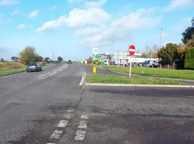 Hales junction, seen from the south