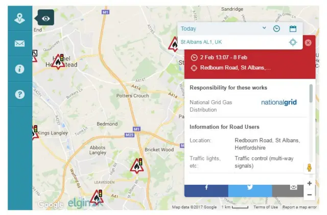 Gas problems in St Albans