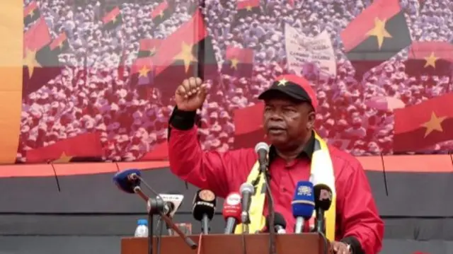 Angola's Defence Minister Joao Lourenco