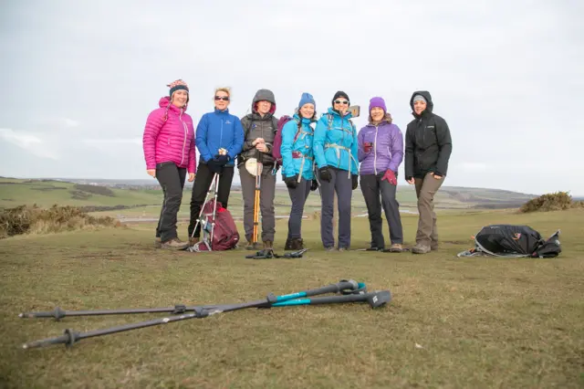 Kilimanjaro climbers on Three Peaks