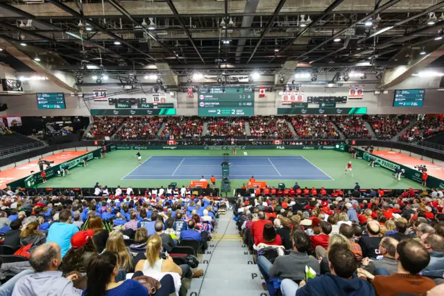 A general view of TD Place Arena