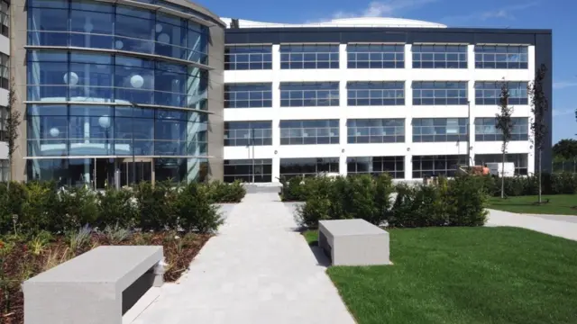 Pearson's new offices in Harlow