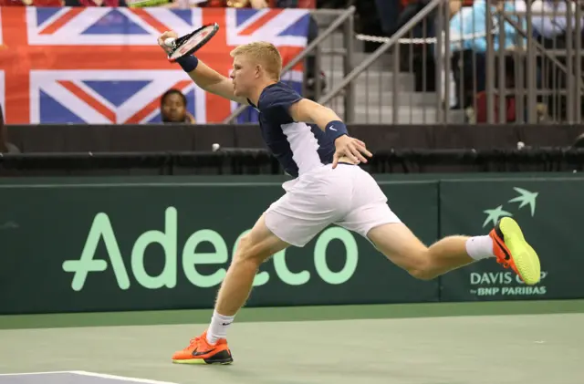 Kyle Edmund of Great Britain