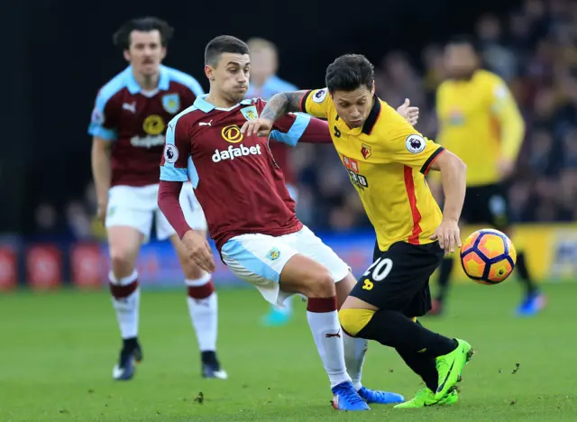 Mauro Zarate and Matt Lowton