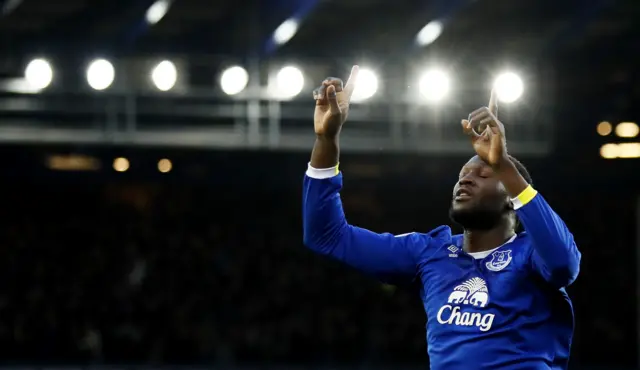 Lukaku celebrates