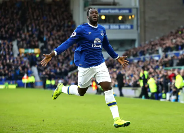 Lukaku celebrates