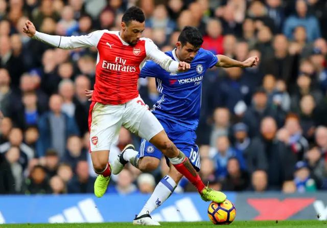 Francis Coquelin and Diego Costa