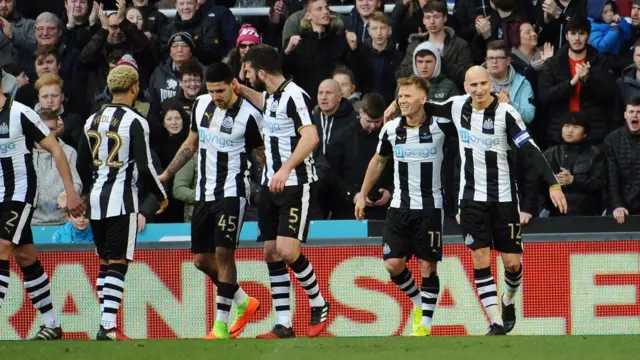 Newcastle v Derby