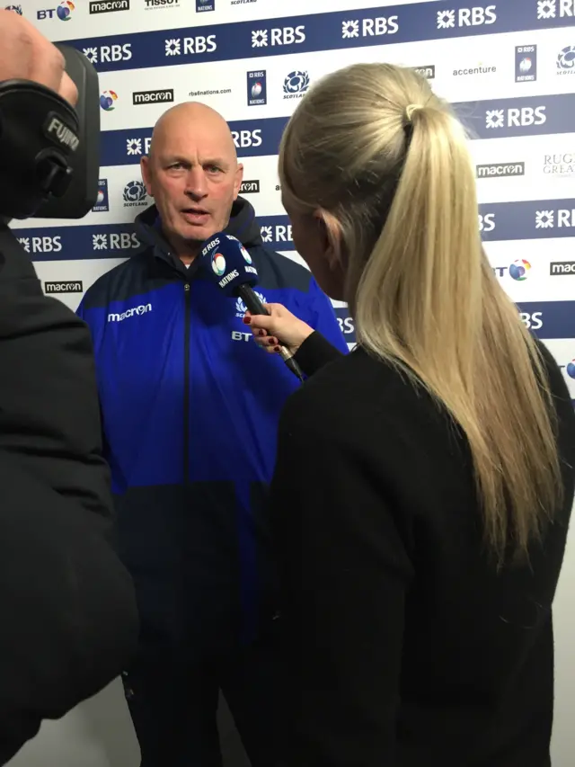 Sonja Mclaughlan interviews Scotland boss Vern Cotter