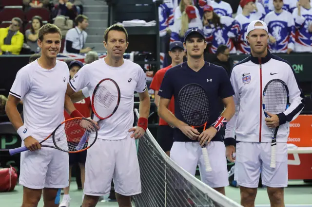 Vasek Pospisil and Daniel Nestor; Jamie Murray and Dominic Inglot