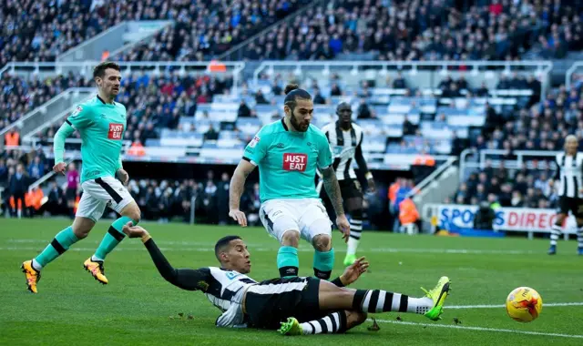 Newcastle v Derby