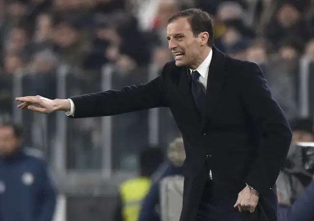 Juventus" coach Massimiliano Allegri