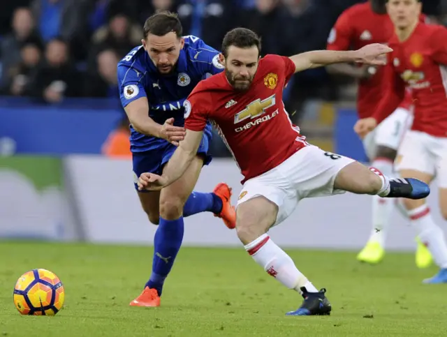 Danny Drinkwater and Juan Mata