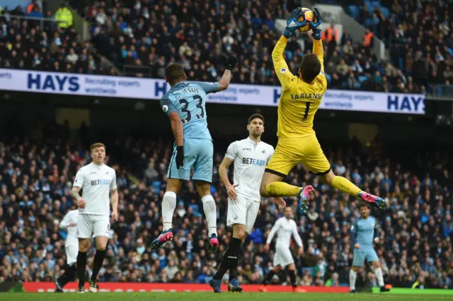 Lukasz Fabianski makes a catch