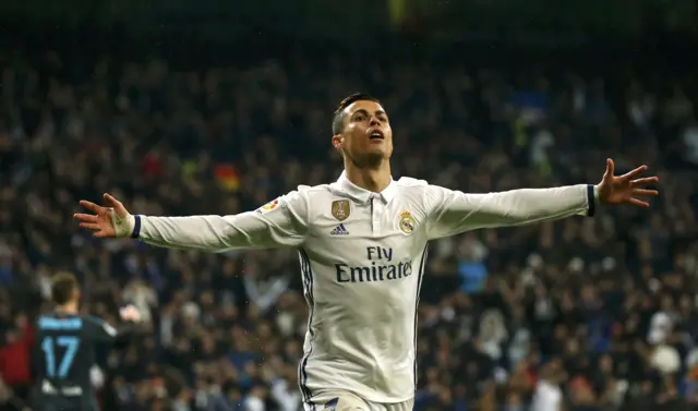 Ronaldo celebrates