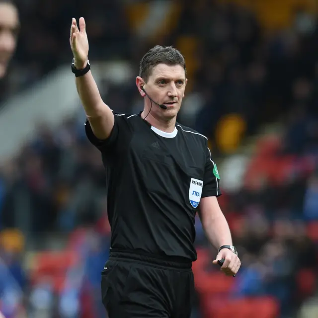 Referee Craig Thomson