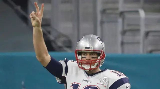 Tom Brady celebrates