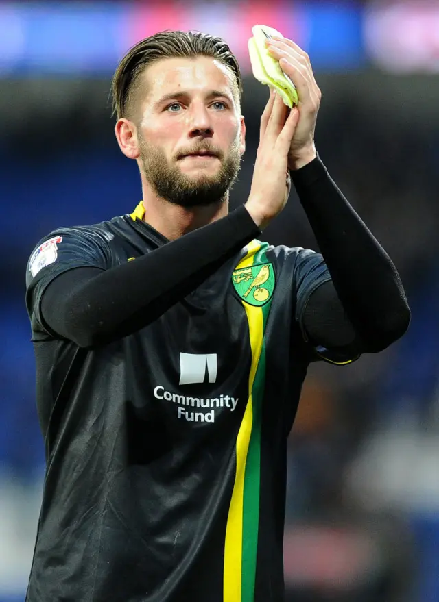 Norwich left back Mitchell Dijks