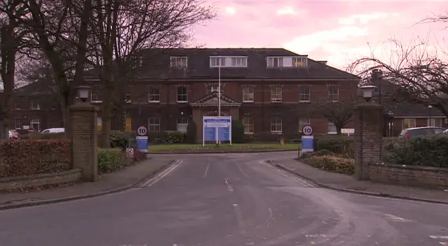 Entrance to the Norfolk and Suffolk NHS Foundation Trust in Norwich