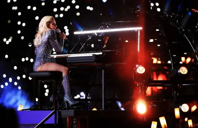 Lady Gaga performs