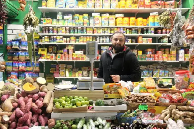 Leeds Market trader