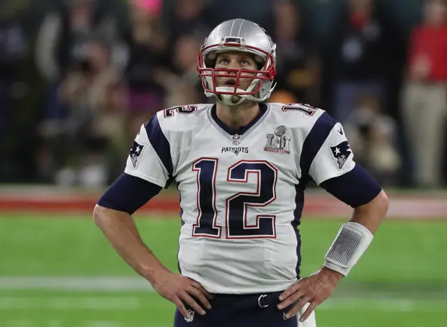 Tom Brady reacts