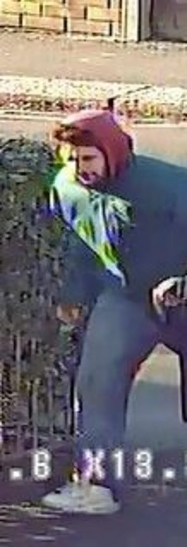 CCTV of a man police would like to question