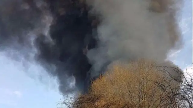 Plume of smoke