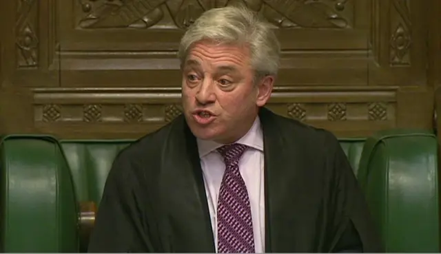 Commons Speaker John Bercow