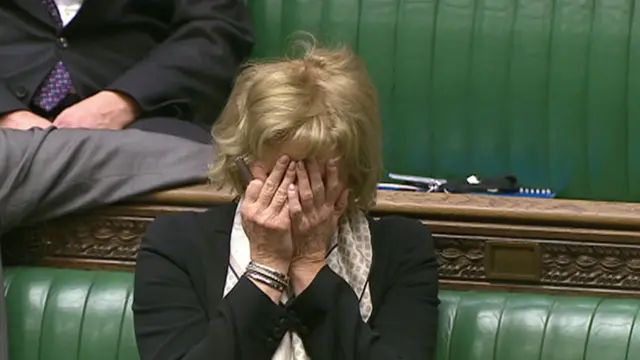 Conservative MP Anna Soubry reacts to John Redwood's reply